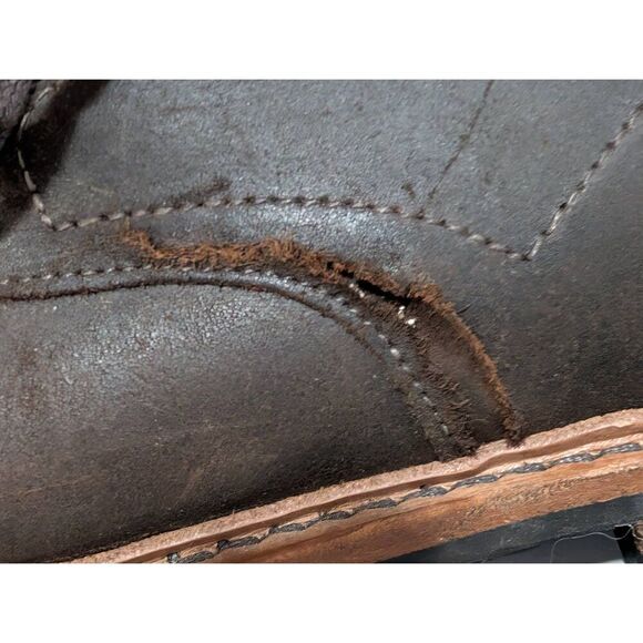 Allen Edmonds Higgins Mill Men\'s Brown Leather Weatherproof Boot Sz 8.5